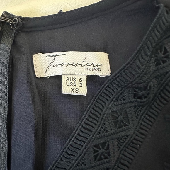 TwoSisters Arella Dress - Navy Blue Size XS - Picture 11 of 13